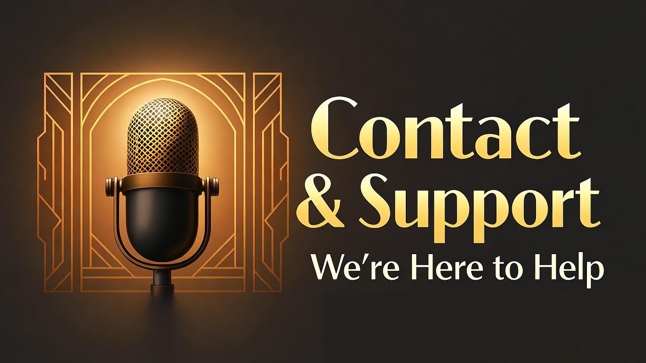 Contact & Support - We're Here to Help